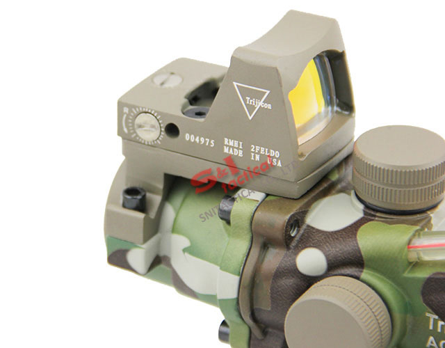 ACOG 4X32 Real Fiber Source Red Illuminate w/ RMR sight